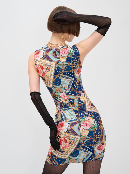 Платье с вырезом каре OD-634-4