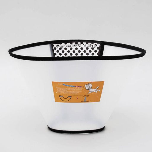 Ветеринарный воротник №1, обхват шеи 37-44 см, высота 22 см, чёрный - Пижон фото 6