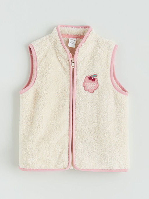 Dik Yaka Nak??l? K?z ?ocuk Yelek