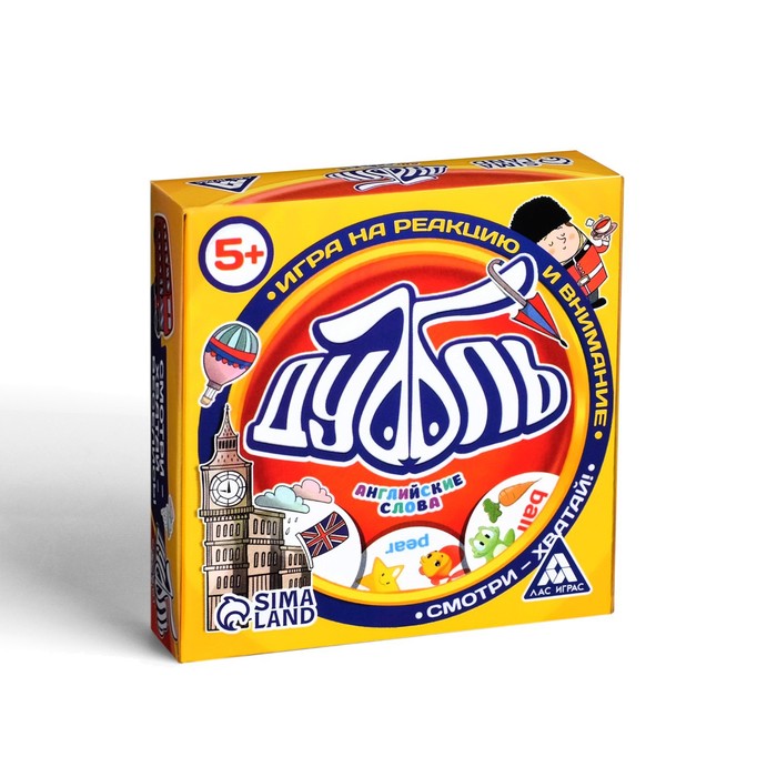 Настольная игра Дуббль Английские слова, на внимание и реакцию - Лас играс фото 10