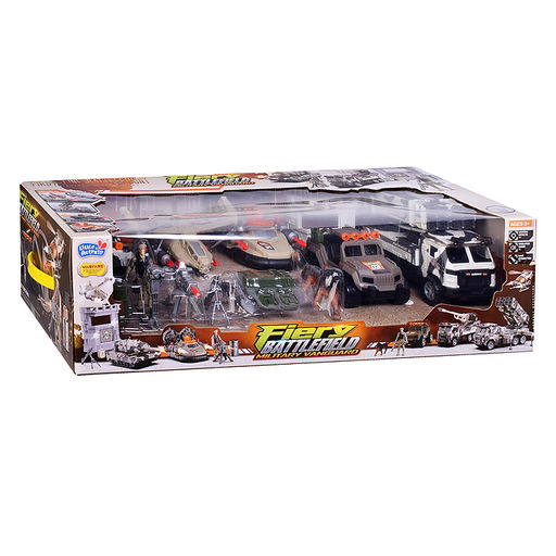 Набор машин "Военная база" в коробке