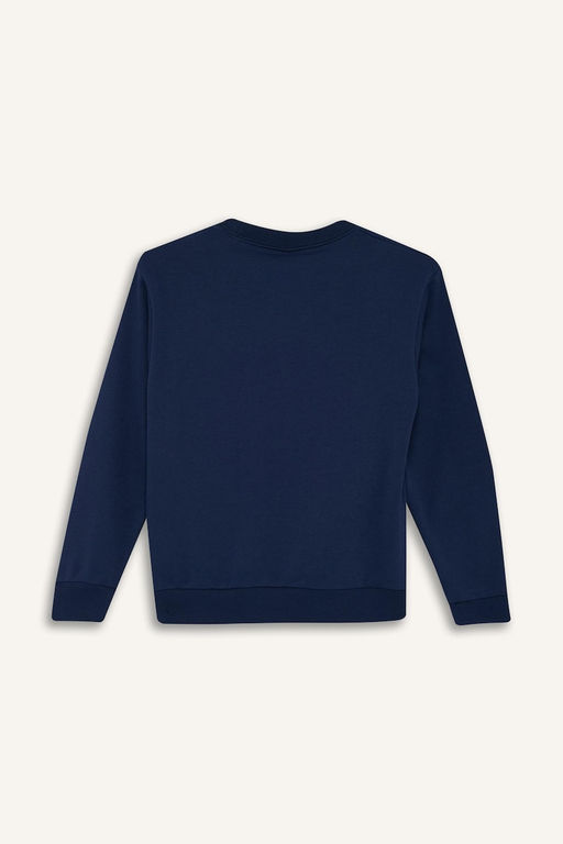 Bisiklet Yaka Bask_l_ Sweatshirt Erkek _ocuk - Defacto фото 9