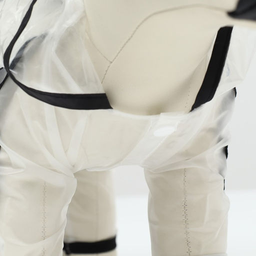 Дождевик-комбинезон для собак, р-р 2ХL (ДС 42, ОГ 55, ОШ 46,5 см, вес 15-20 кг), прозрачный - Simaland фото 6