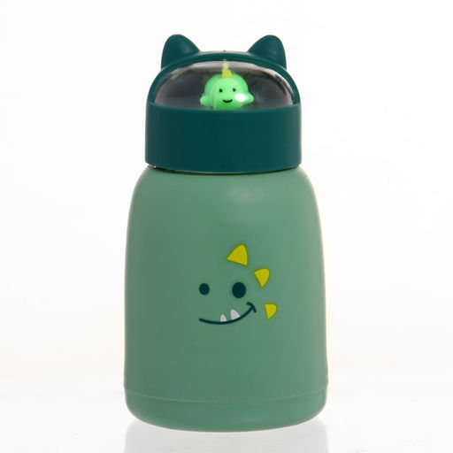 Бутылка для воды, 350 мл, Динозавр, стеклянная