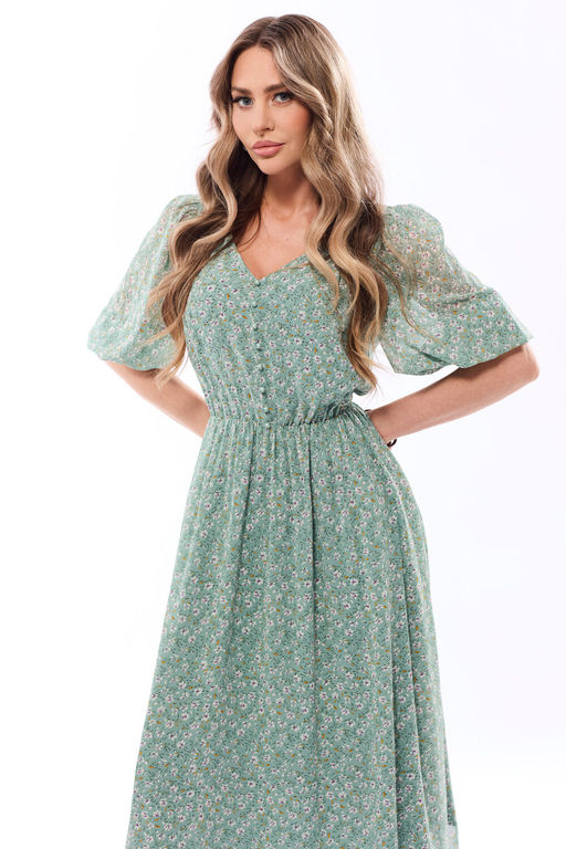 Платье Golden Valley 4834-1 бирюзовый  фото 3