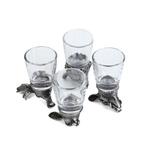 Подарочный набор рюмок-перевёртышей Настоящему мужчине, на 4 персоны, рюмка 50 мл, карты - Дарим красиво фото 2