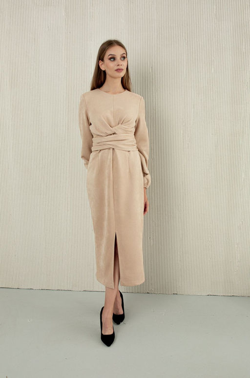 Платье AURA 3148-164-Р бежевый