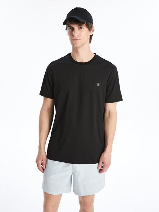 Bisiklet Yaka Penye Erkek Ti??rt