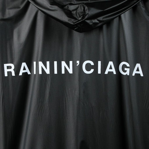 Дождевик-плащ RAININ'CIAGA, размер 42-48, цвет чёрный - Simaland фото 4