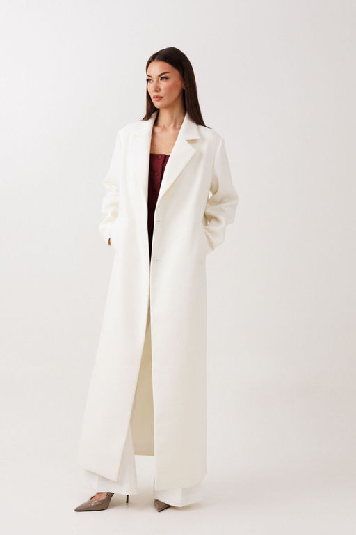 Пальто VN Fashion 1122 молочный