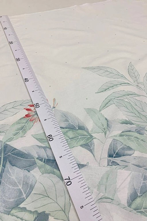 Перкаль Летняя прохлада - листья, (комп), ш.2.35м, хлопок-100%, 110гр/м.кв - Купава фото 5