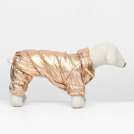 Комбинезон Блеск, размер XL (ДС 39 см, ОГ 53, ОШ 35 см, вес 14 кг), золотой - Simaland фото 2