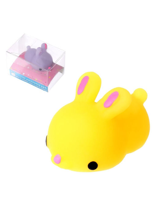 Цена за 15 шт. Антистресс игрушка - мялка «Зайка», МИКС