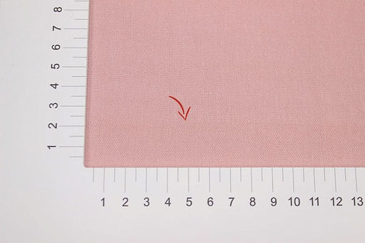 Плательный хлопок цв.Пыльная роза, СОРТ2, ш.1.44м, хлопок-100%, 150гр/м.кв - Купава фото 3