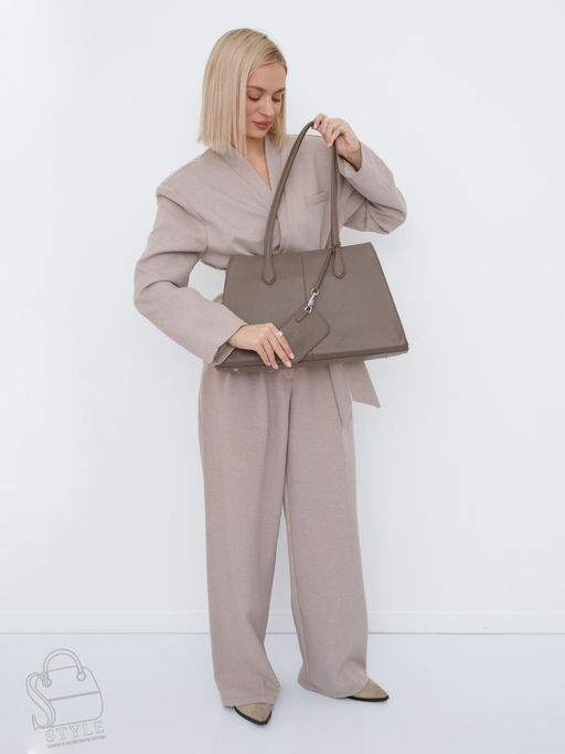 Сумка женская кожаная 1008C d.apricot Polina&Eiterou