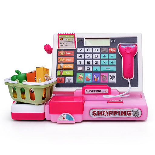 Игровой набор "Касса" (продукты и деньги в наборе) в коробке