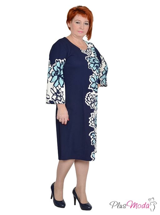 Платье Модель №1190 размеры 44-84 - Plusmoda фото 3