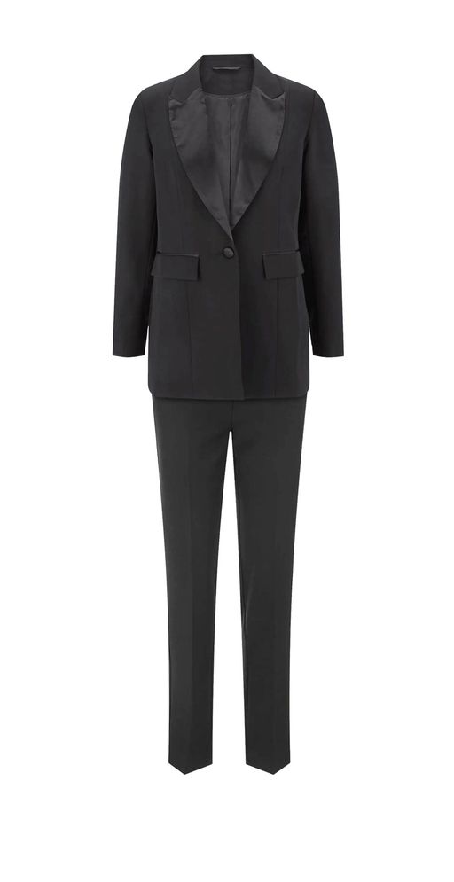 Брючный костюм, черный - Patrizia dini фото 2