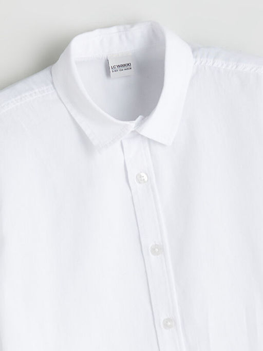 Basic Uzun Kollu Erkek ?ocuk G?mlek