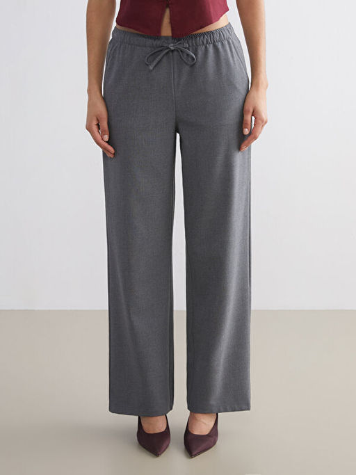 Beli Lastikli Geni? Pa?a Kad?n Pantolon