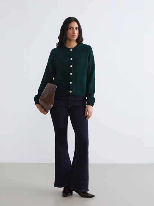 Bisiklet Yaka Kad?n Triko H?rka