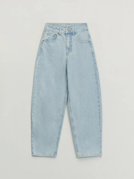 Джинсы barrel с высокой посадкой / Zarina  фото 6