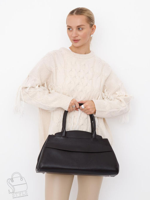 Сумка женская кожаная 3380-2QP d.coffee Polina&Eiterou в Новосибирске