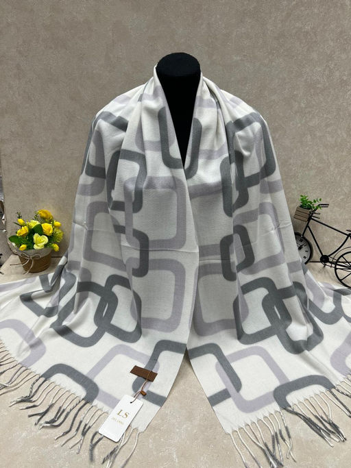 Мягкий палантин из кашемира мультицвет