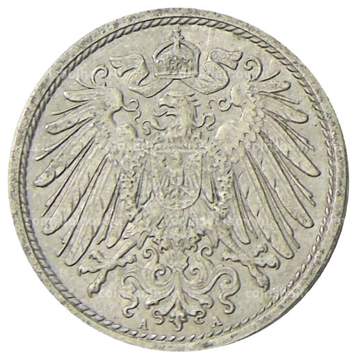 Монета 10 пфеннигов 1913 года A Германия