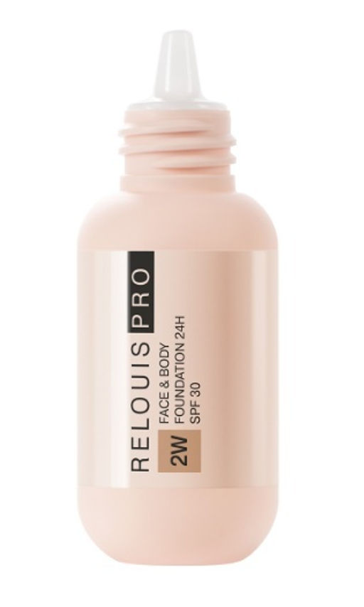 RELOUIS Крем тональный Face&Body Foundation 24H SPF30 тон:2W средний оливковый