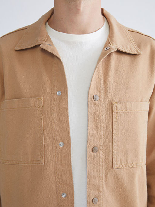 Rahat Kal?p Uzun Kollu Erkek Jean G?mlek