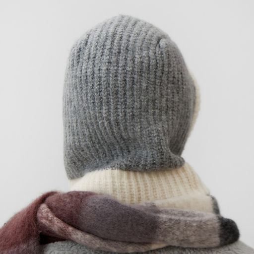 Чепчик женский MINAKU, размер 56-58, цвет серый, молочный