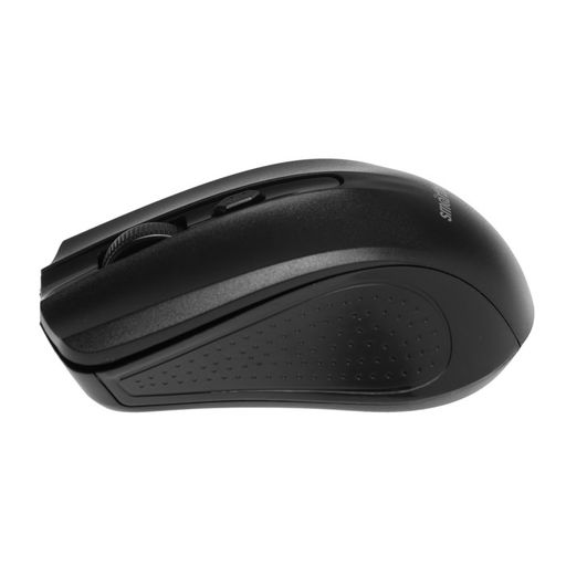 Мышь Smartbuy ONE 352, беспроводная, оптическая, 1600 dpi, 2xAAA (не в комплекте), чёрная