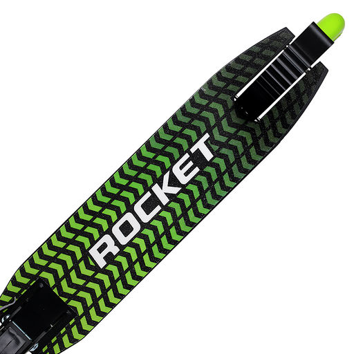 Самокат детский ROCKET, алюминиевый, колеса PU, 145 мм, зелёный