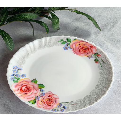 Тарелка плоская 19 см. JEWEL Розель 6999 (стеклокерамика) арт. ПС0036-48