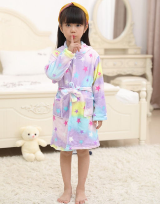 Халатик Волшебный фиолетовый Единорог (детский) - Кигуруми фото 3