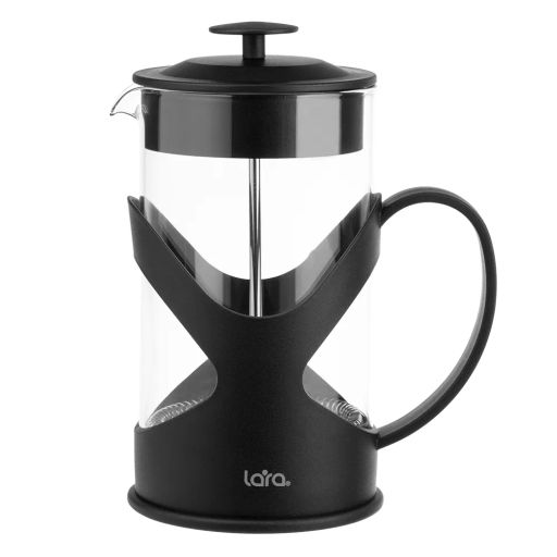 LR06-56-800 Френч-пресс 800мл экологически чистый материал, стальной фильтр 18/10, боросил стекло - Lara фото 6