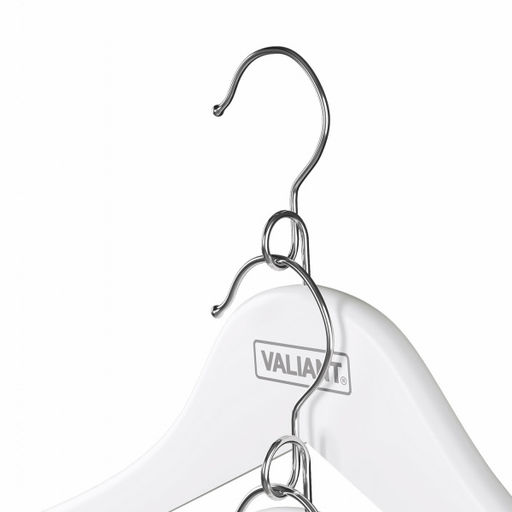 VAL JB-16614S5 Вешалка дер., 44.5*23*1.2см, набор 5шт., c перекл., крюч.д/экон.места, JAPANESE BLACK, шт - Valiant фото 16