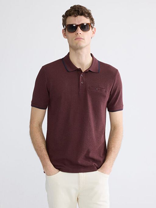 Polo Yaka Erkek Dokulu Ti??rt
