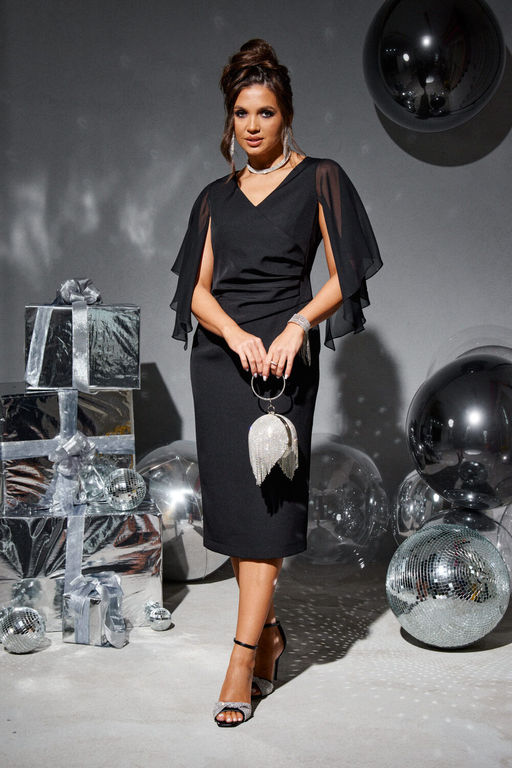 Платье 6254-Р черный - Beautiful and free фото 3