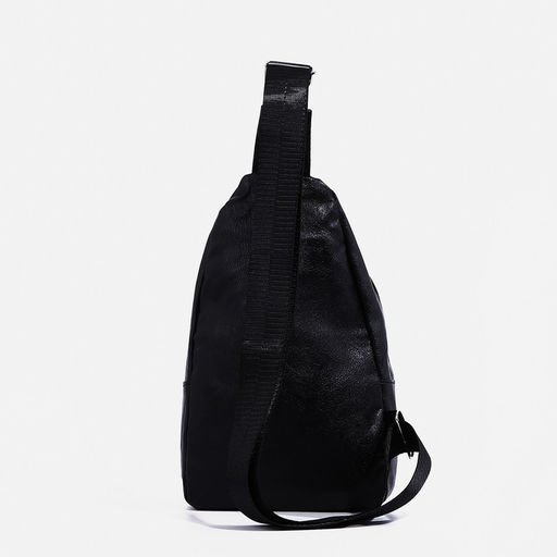 Сумка слинг мужская, искусственная кожа, отверстие для наушников, цвет чёрный - Simaland фото 3