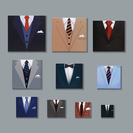 Набор коробок 10 в 1, упаковка подарочная, «Костюмы», 10 х 10 х 6‒28 х 28 х 15 см