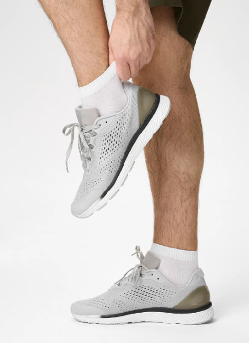 Носки спортивные Starfit Charge SCS2525PW, белый, 43-46, 5 пар