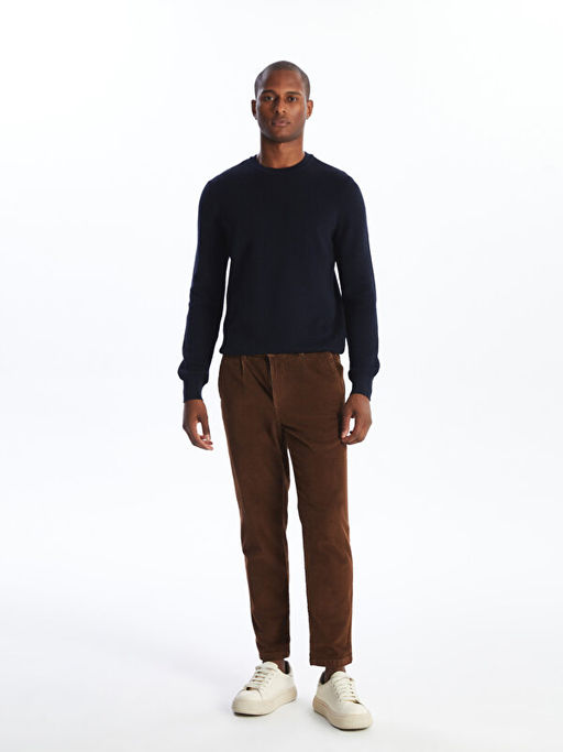 Bisiklet Yaka Erkek Triko Kazak