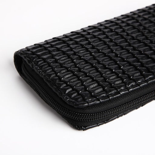 Кошелёк на молнии, цвет чёрный - Simaland фото 3