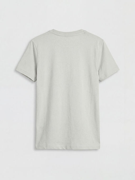 Bisiklet Yaka Bask?l? Erkek ?ocuk Ti??rt