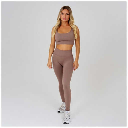 Легинсы женские спортивные ONLYTOP, размер 42-44, бежевые
