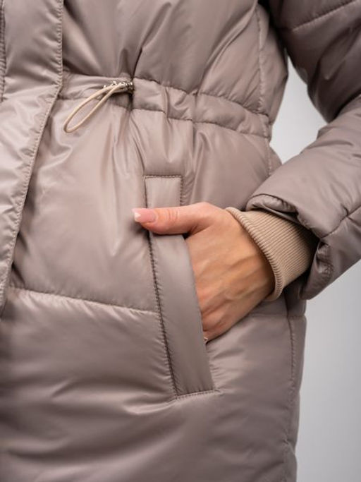 Костюм зимний, горнолыжный Арктика какао-белый - Yollochka фото 10