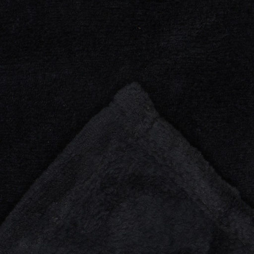 Плед с рукавами «Этель», 150×200 см, корал-флис, чёрный