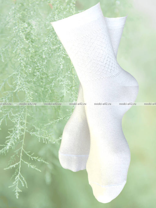 Цена за 5 пар.5 ПАР - ЮстаТекс носки женские 2с5 хлопок с лайкрой - 5 ПАР